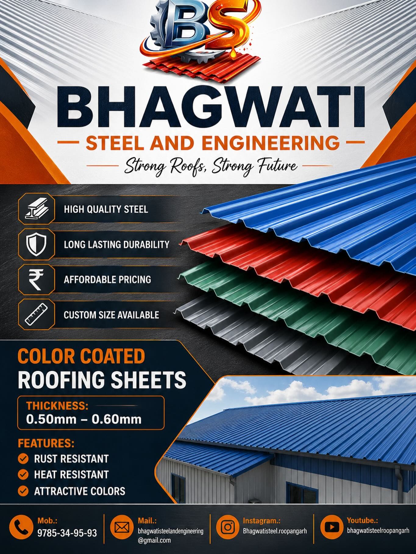 How to select the right roofing sheet for your project
